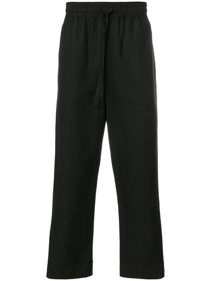 Damir Doma Side Stripe Track Pants - Black