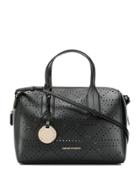 Emporio Armani Logo Charm Tote - Black