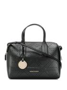 Emporio Armani Logo Charm Tote - Black