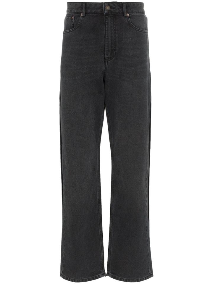 Y/project Double Layer Straight Leg Jeans - Black