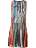 Missoni Striped Dress, Women's, Size: 38, Viscose/cupro/polyester/silk