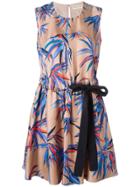 Emilio Pucci Tree Print Dress - Brown