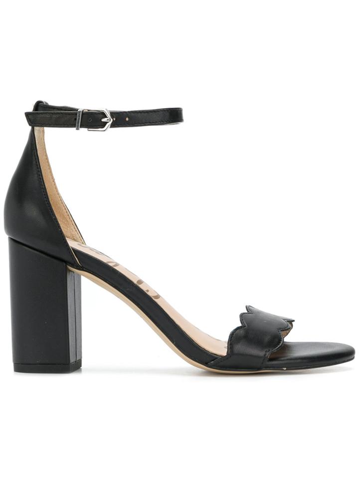 Sam Edelman Odila Scalloped Sandals - Black