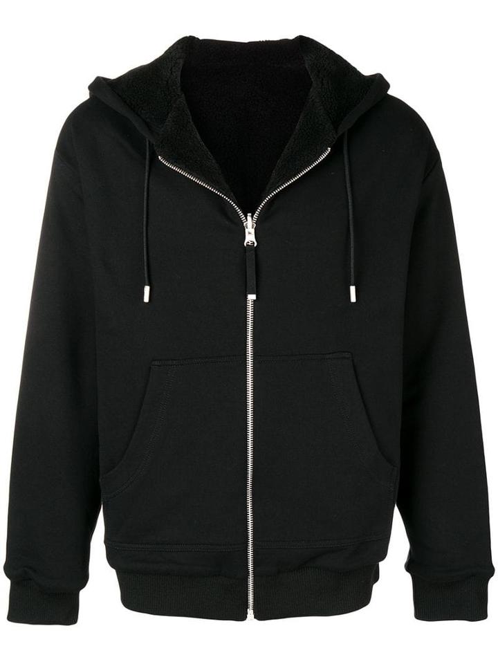 Diesel Black Gold Plain Zipped Hoodie