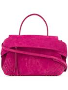 Tod's Zipped Tote, Women's, Pink/purple