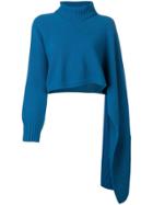 Dorothee Schumacher Roll Neck Sweater Scarf - Blue