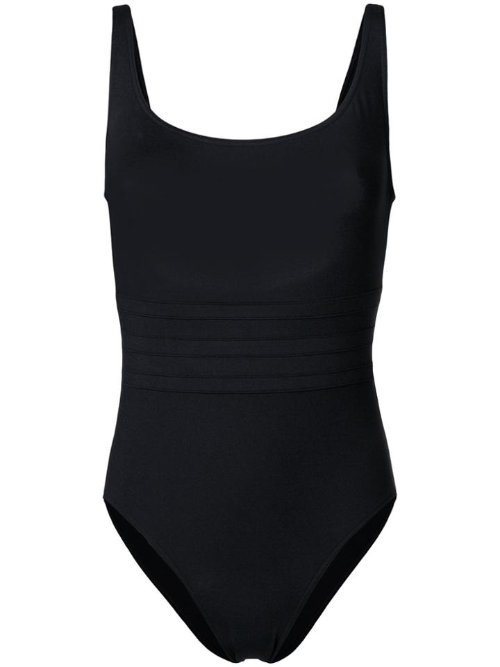 Eres Open Back Swimsuit - Black