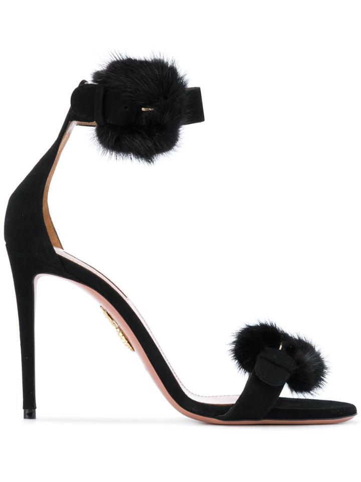 Aquazzura Sinatra Sandals - Black