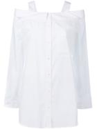 Robert Rodriguez - Off-shoulders Shirt - Women - Cotton - 0, Women's, White, Cotton