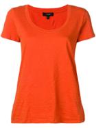 Theory Short-sleeve Fitted T-shirt - Orange