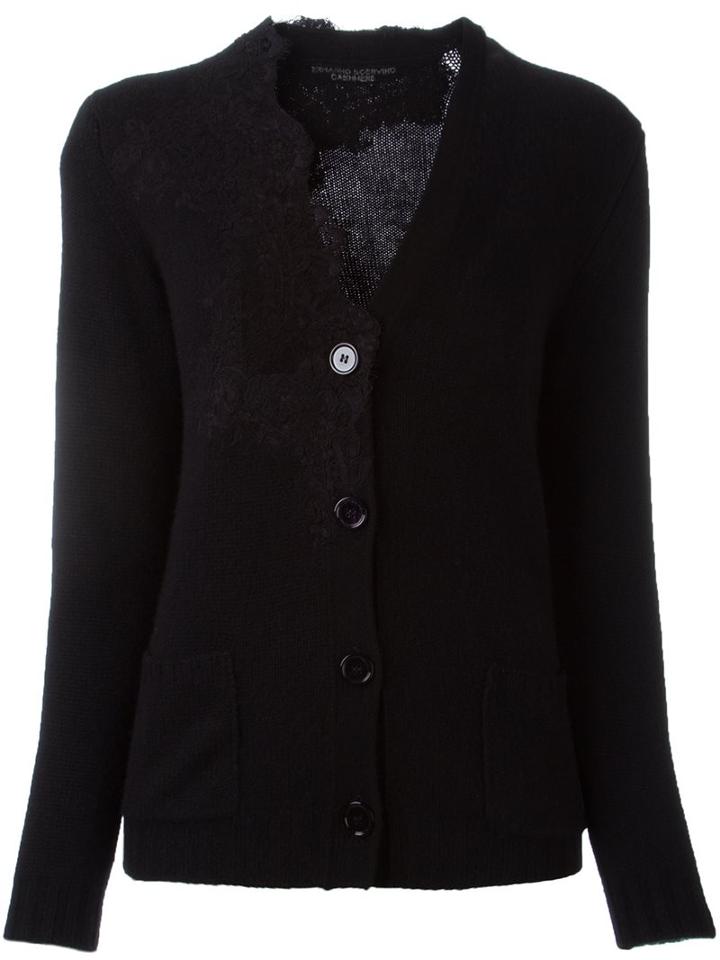 Ermanno Scervino Lace Detail Cardigan