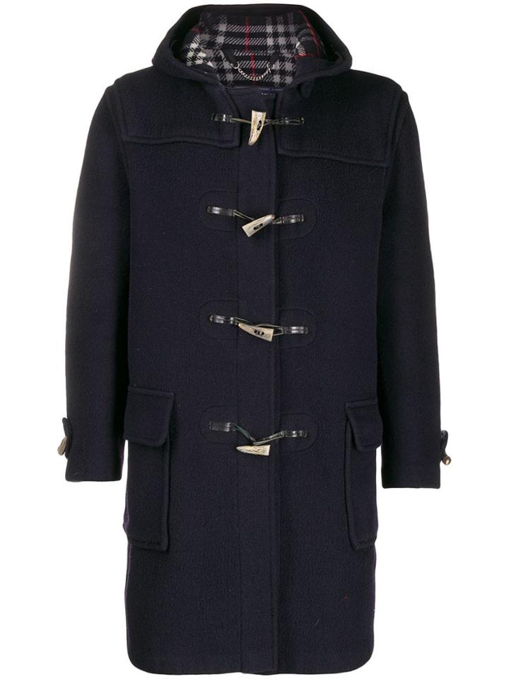 Burberry Pre-owned 1990's Duffle Coat - Blue