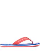 Tommy Hilfiger Grosgrain Thong Sandals - Orange