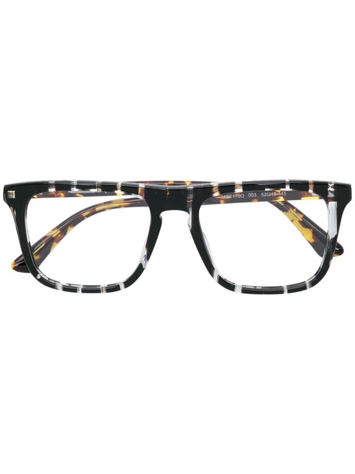 Mcq Alexander Mcqueen Square Glasses - Brown