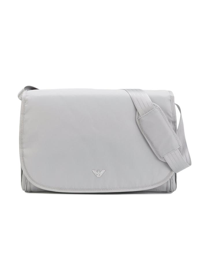 Armani Junior Logo Changing Bag - Grey