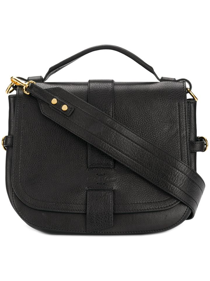 L'autre Chose Saddle Shoulder Bag - Black