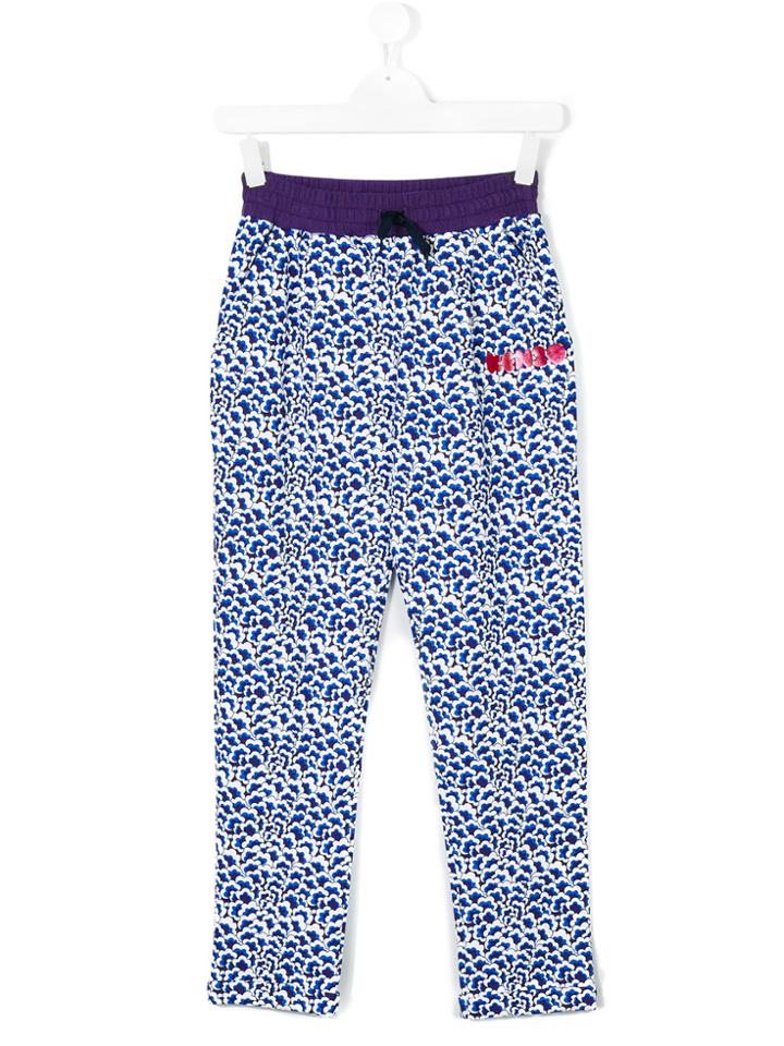 Kenzo Kids Printed Trousers - Blue