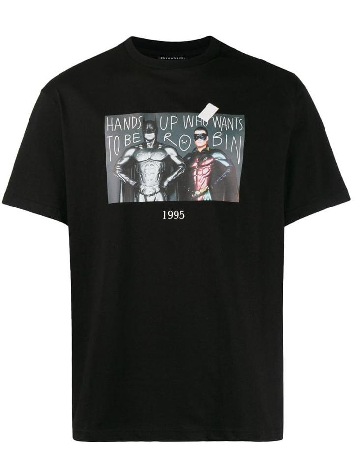 Throwback. Batman T-shirt - Black