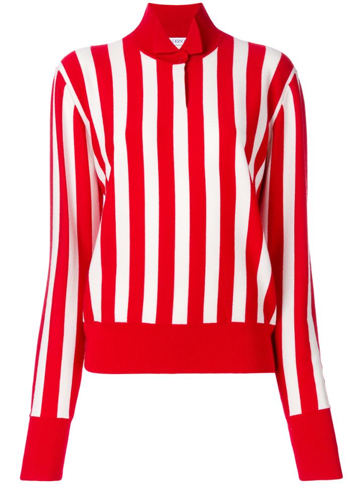 Jw Anderson Striped Jumper - Red