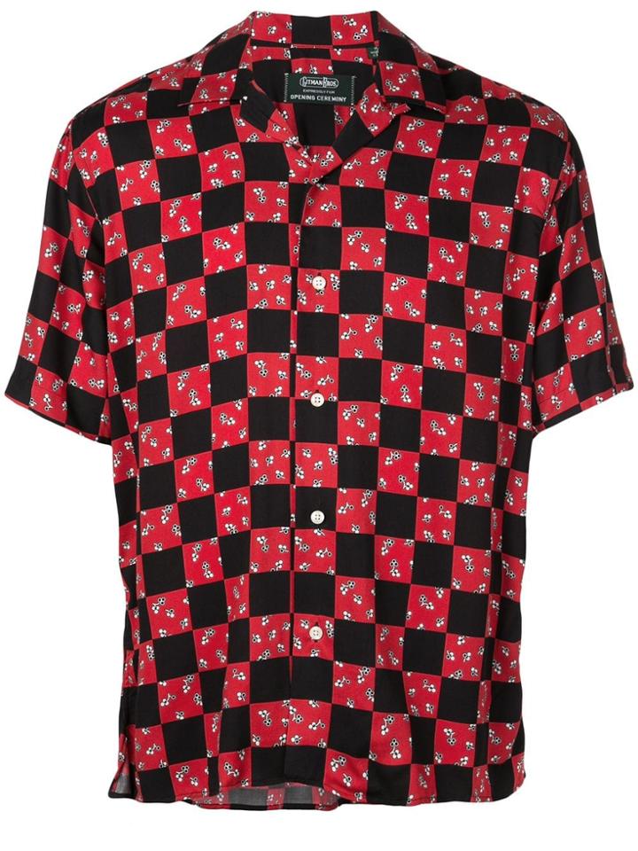 Opening Ceremony X Gitman Brothers Check Print Shirt - Black