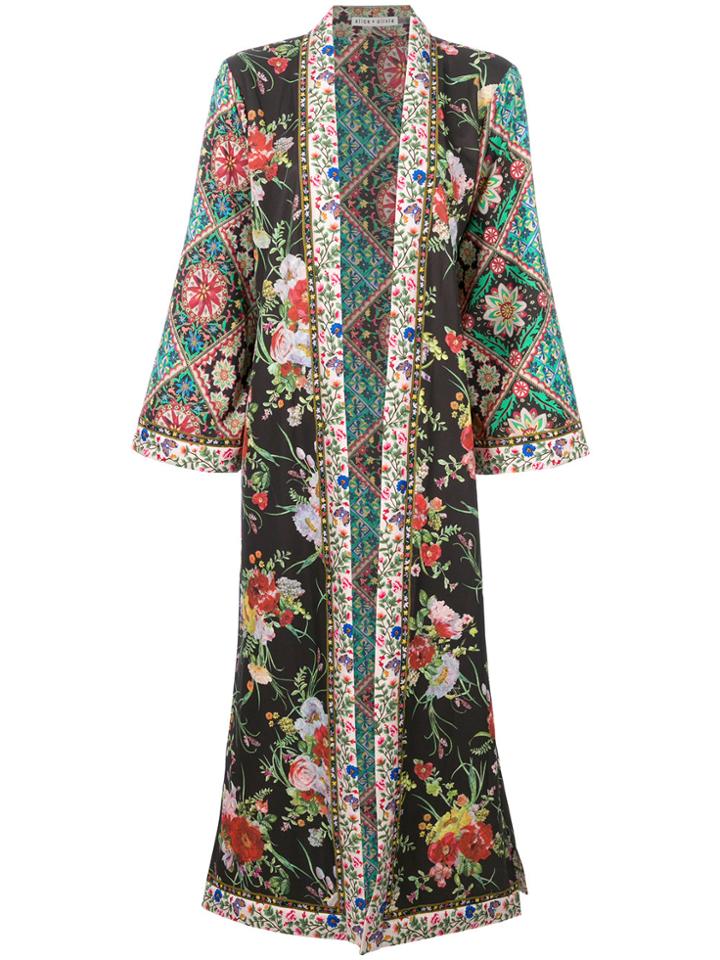 Alice+olivia Blooming Bouquet Print Kimono - Multicolour