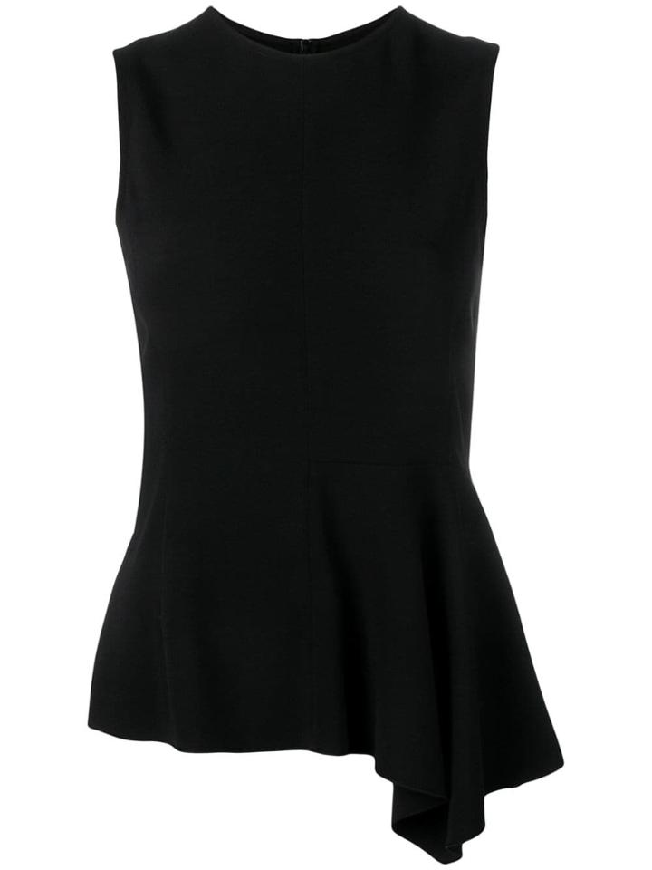 Joseph Asymmetric Hem Top - Black