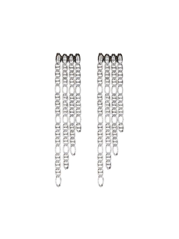 Dannijo Yvonne Chain Drop Earrings - Metallic