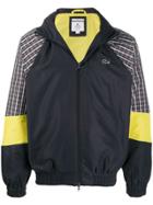 Lacoste Live Checked Sleeve Track Jacket - Blue