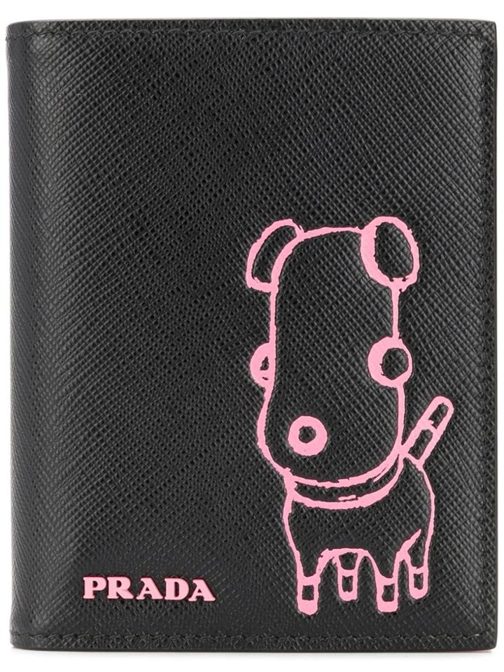 Prada Pradamalia Small Wallet - Black