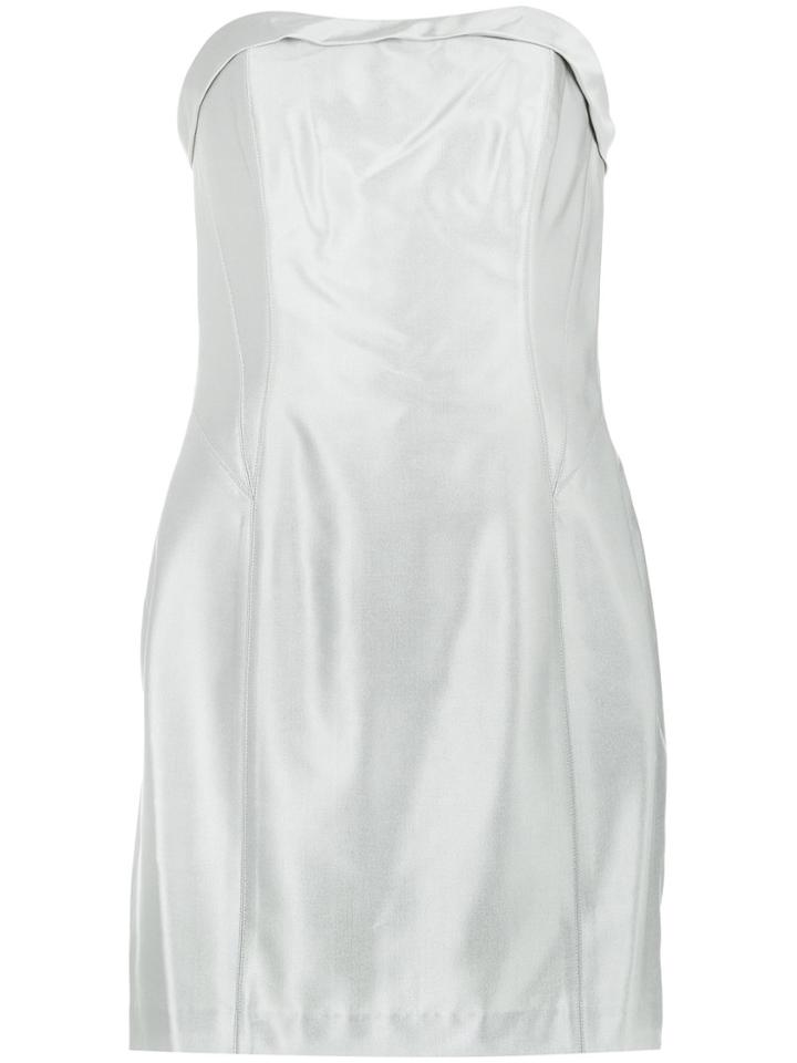 Tufi Duek Metallic Bandeau Dress