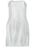Tufi Duek Metallic Bandeau Dress