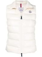 Moncler Padded Zipped Vest - Nude & Neutrals