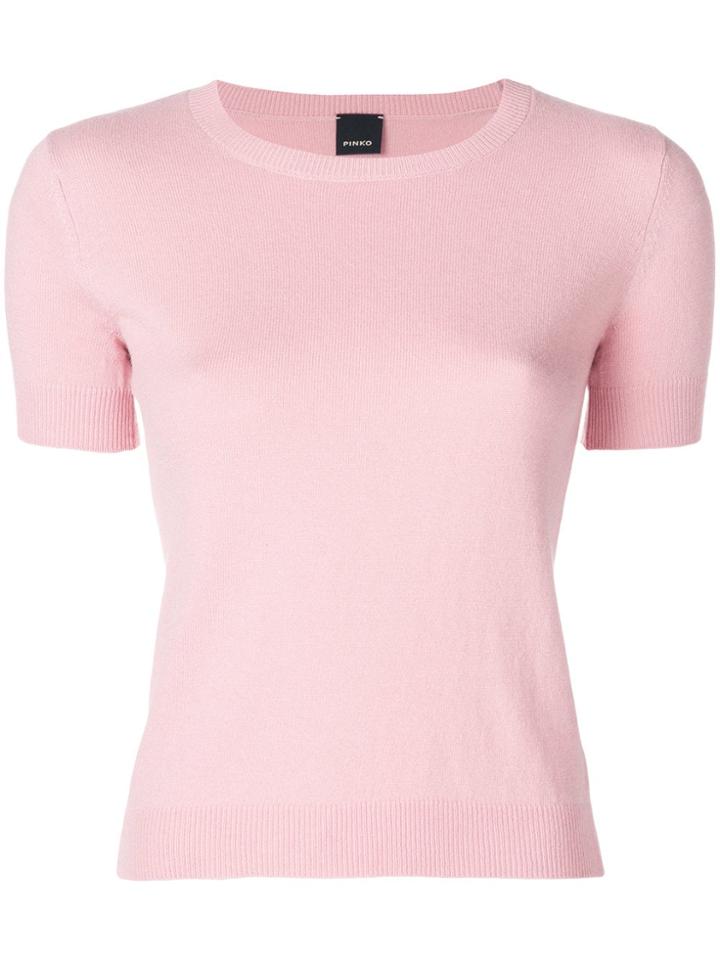 Pinko Knitted Top - Pink & Purple