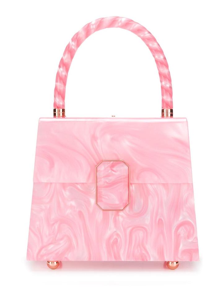 Sophia Webster Patti Marbled Tote Bag - Pink