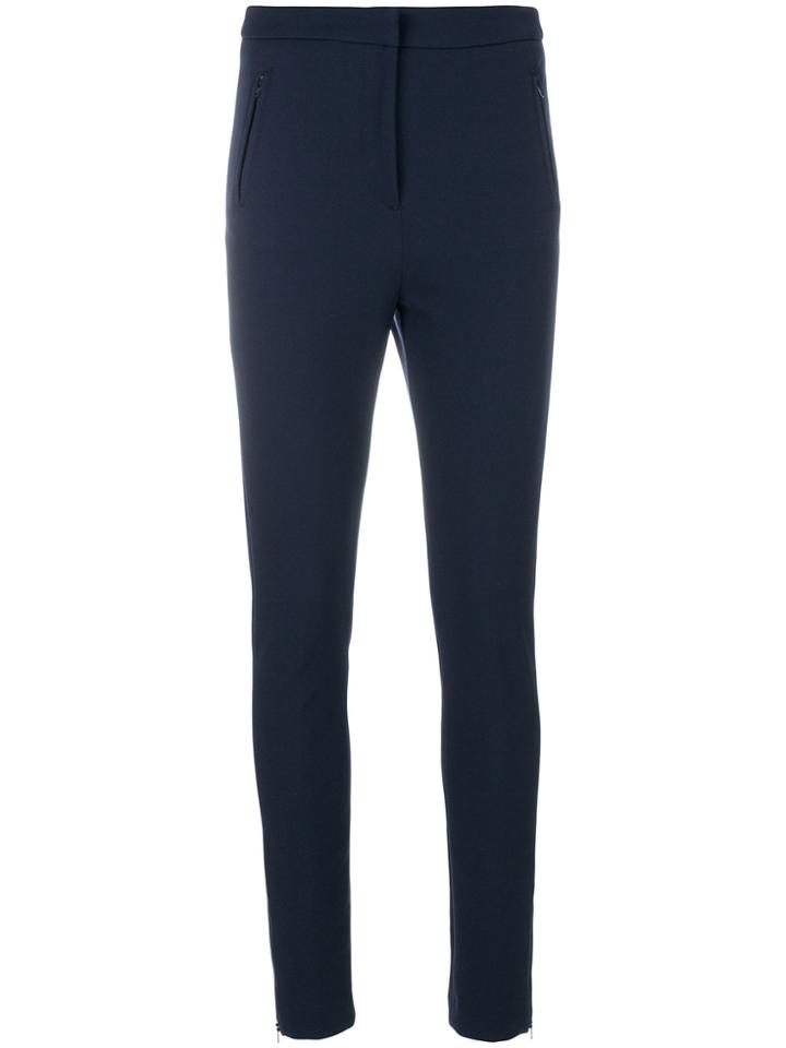 Moncler Zipped Cuff Leggings - Blue