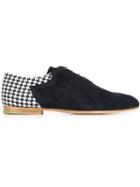 Paul & Joe Houndstooth Panel Lace-up Shoes