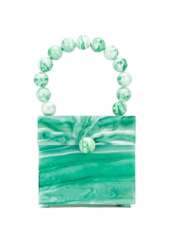 Cult Gaia Eos Box Tote Bag - Green
