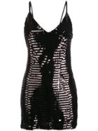 Chiara Ferragni Pailettes Mini Dress - Black