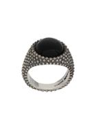 Nove25 Dome Construction Ring - Silver