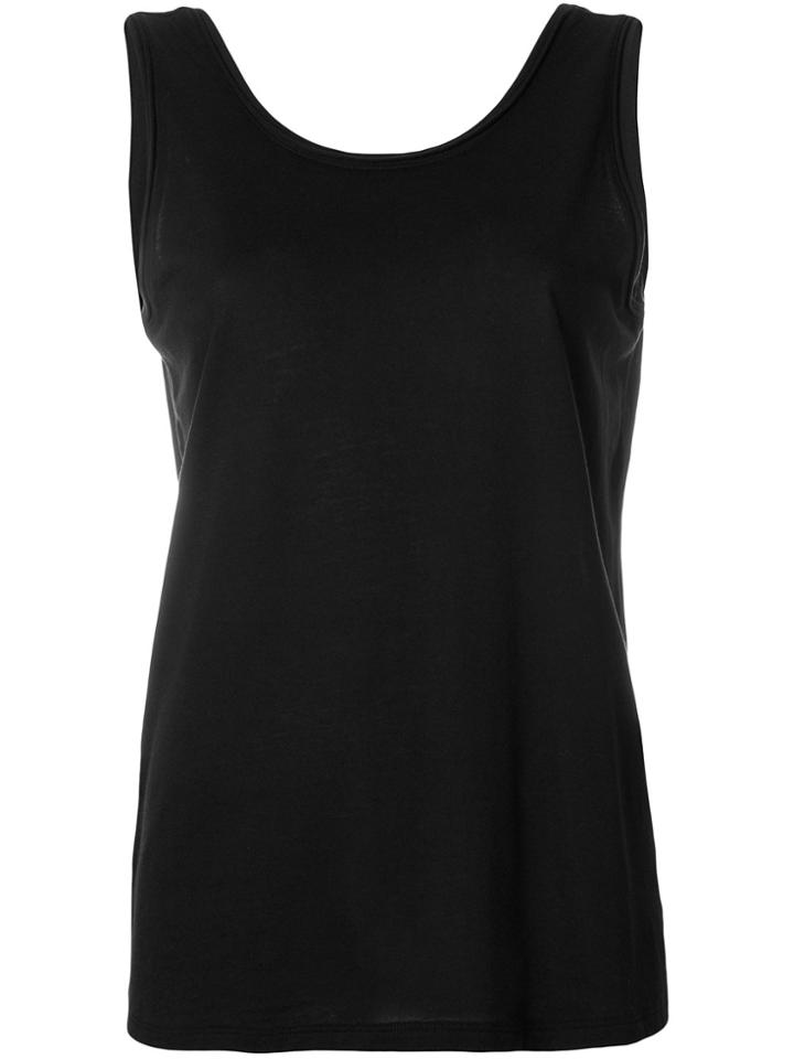 Theory Scoop Back Vest - Black