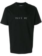 Misbhv Rave Me Slogan T-shirt - Black