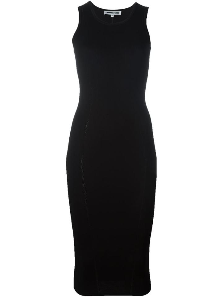 Mcq Alexander Mcqueen Fitted Midi Dress