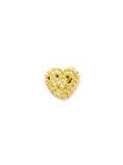 Hirondelle 18kt Gold Heart Motif Earring - Metallic