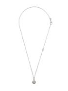 Jil Sander Textured Pendant Necklace - Silver