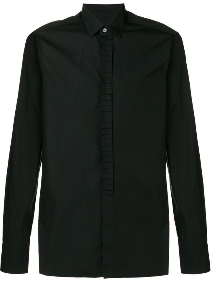 Lanvin Pleated Shirt - Black