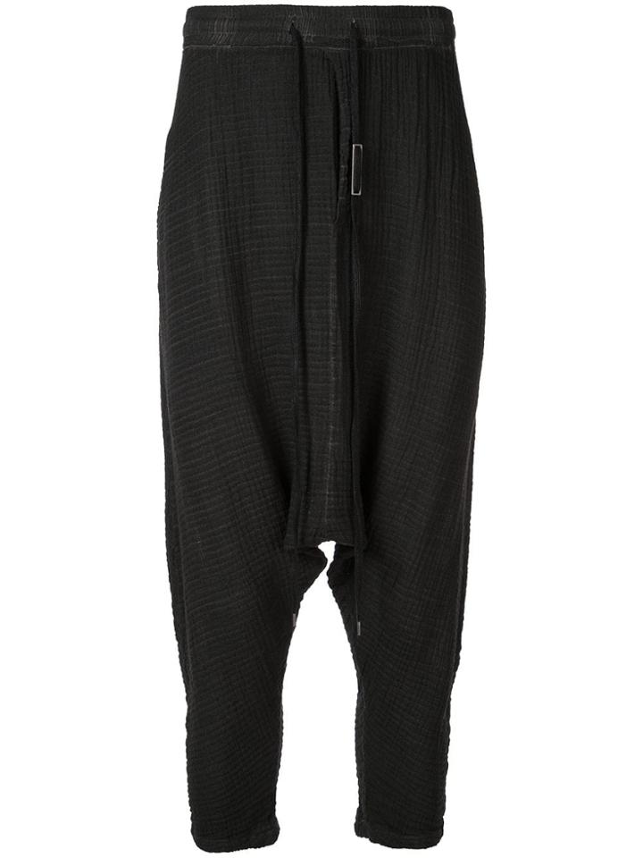 Army Of Me Dropped-crotch Trousers - Black