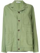 Rejina Pyo Button Up Shirt Jacket - Green