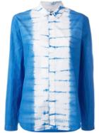 Suzusan Contrast Shirt, Women's, Size: Small, Blue, Cotton