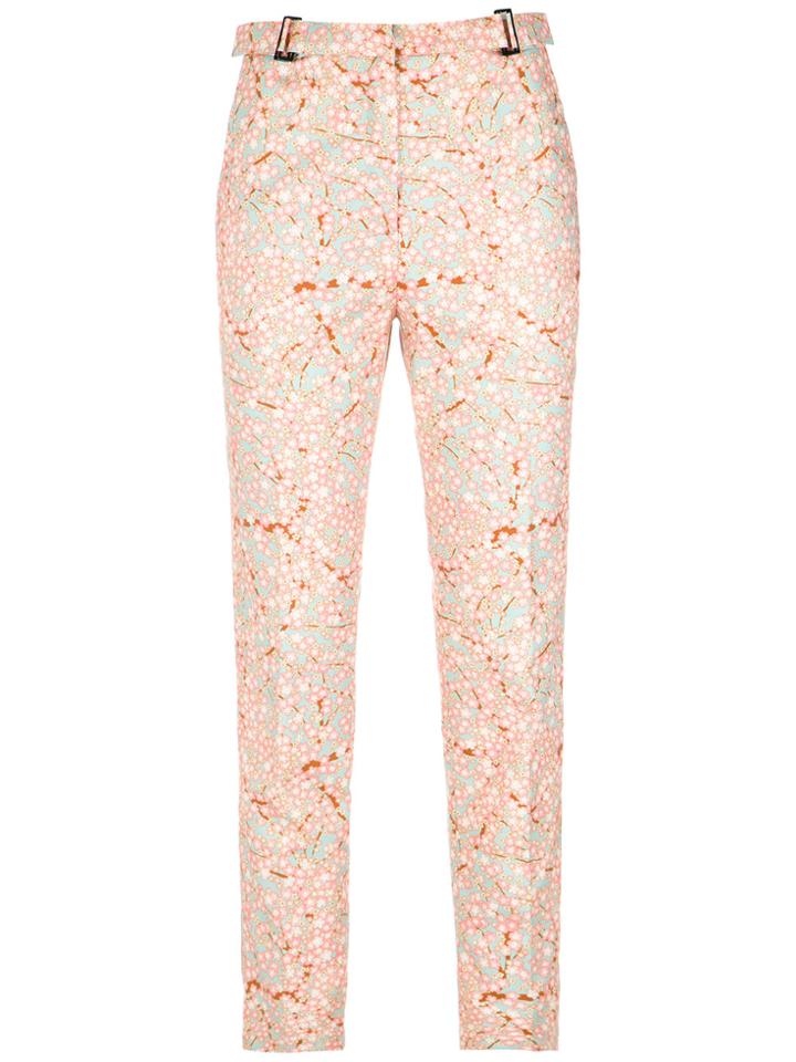Reinaldo Lourenço Printed Straight Trousers - Nude & Neutrals