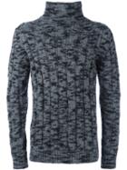 Roberto Collina Marled Funnel Neck Jumper